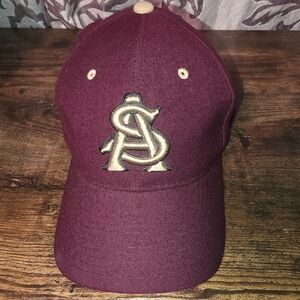 Arizona State fitted hat cap lid size 7 1/4 by Four.0 Unisex